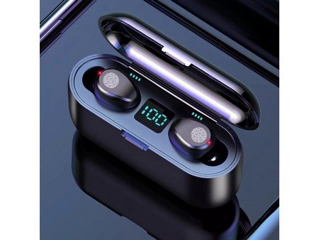 Auriculares Bluetooth Power Bank F9 Tws Touch Stereo Calidad